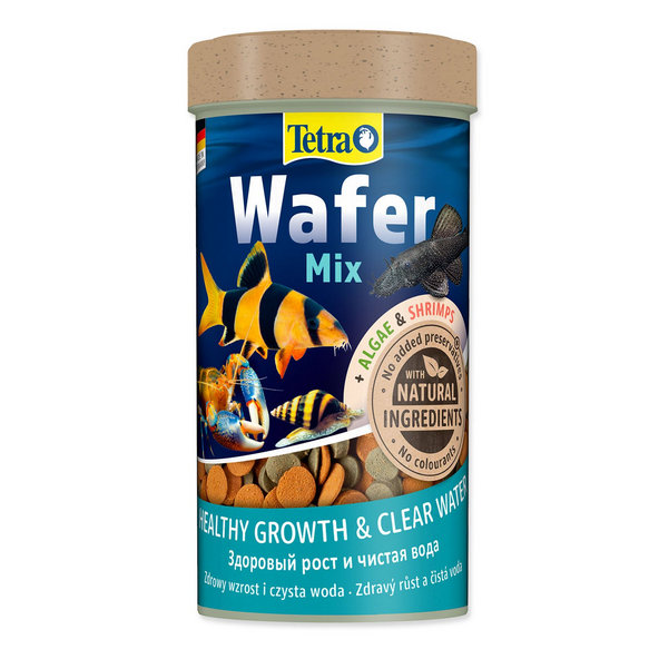 Tetra Wafer Mix komplexné krmivo pre ryby a raky žijúce pri dne 250 ml