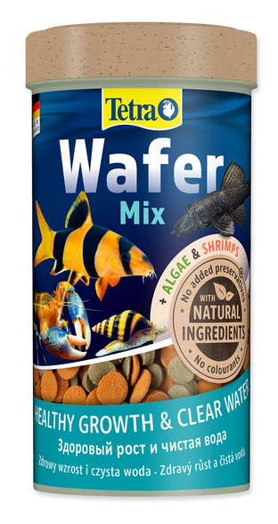 Tetra Wafer Mix komplexné krmivo pre ryby a raky žijúce pri dne 250 ml