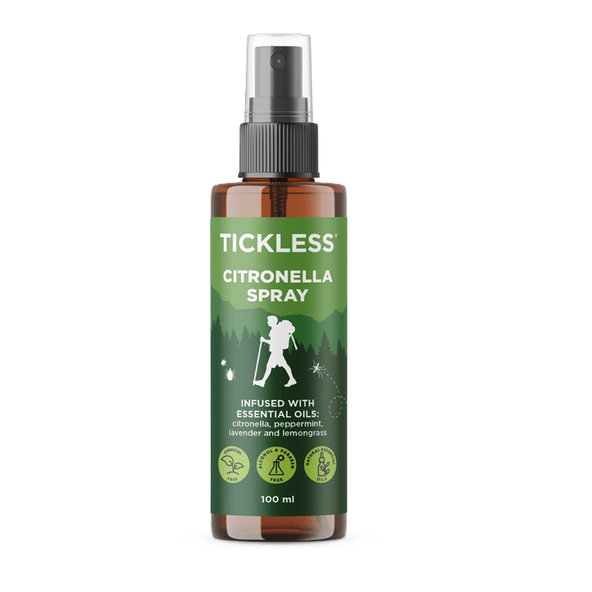 TICKLESS OUTDOOR Citronella Sprej proti komárom a kliešťom 100 ml