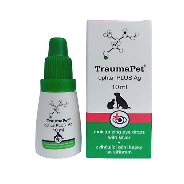 TraumaPet ophtal PLUS Ag očné kvapky pre zvieratá 10 ml