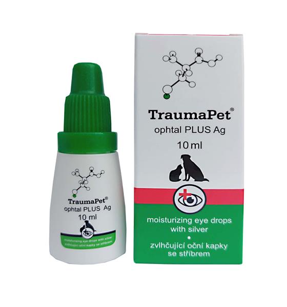 TraumaPet ophtal PLUS Ag očné kvapky pre zvieratá 10 ml