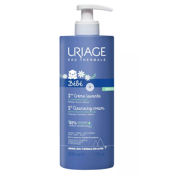 URIAGE Bébé 1st Cleansing Cream jemný čistiaci krém 500ml