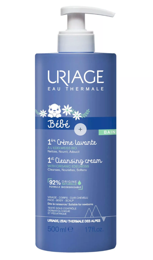 URIAGE Bébé 1st Cleansing Cream jemný čistiaci krém 500ml