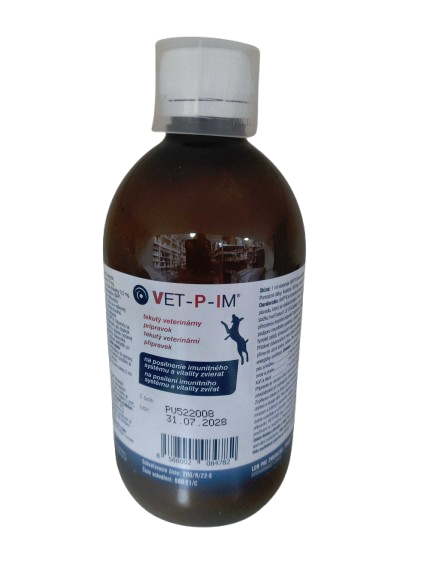 VET-P-IM sirup na posilnenie imunity zvierat 500 ml kúpite na Najlekaren.eu