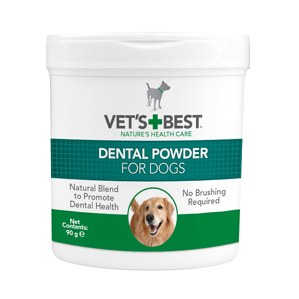 VET´S BEST prírodný prášok na zuby pre psy 90 g