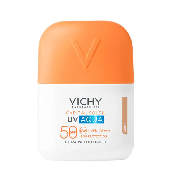 VICHY Capital Soleil UV AQUA fluid SPF 50 Tónovaný light 50ml