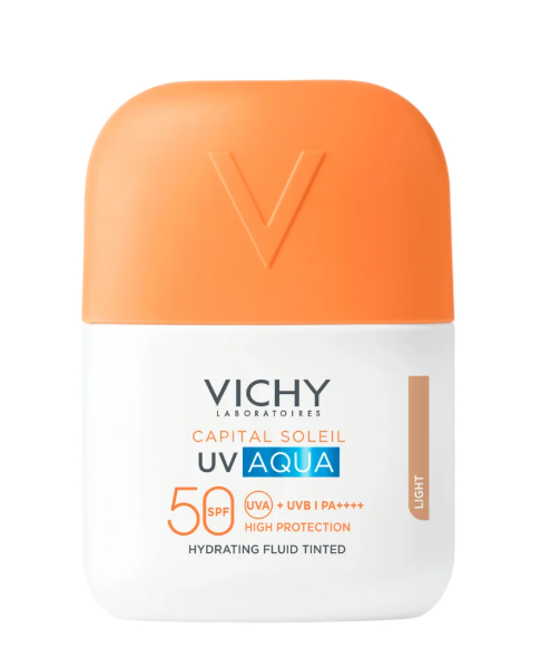 VICHY Capital Soleil UV AQUA fluid SPF 50 Tónovaný light 50ml