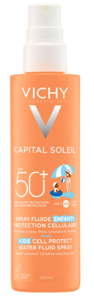VICHY Capital Soleil Fluid Kids SPF 50+ sprej pre deti 200ml