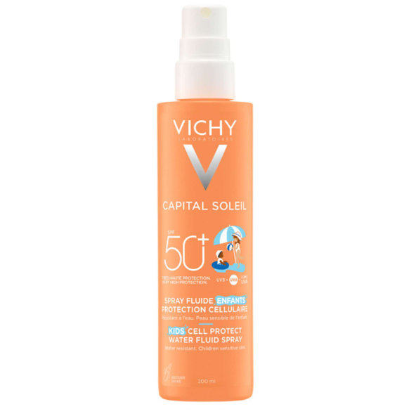 VICHY Capital Soleil Fluid Kids SPF 50+ sprej pre deti 200ml