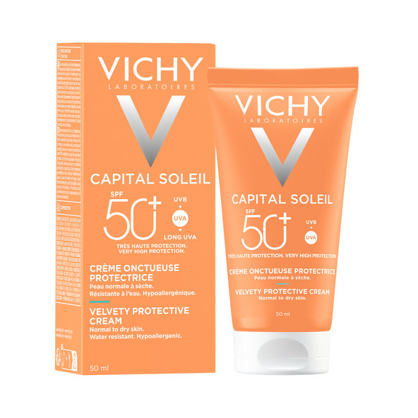 VICHY Capital Soleil SPF 50+ krém na tvár s 24H hydratáciou 50ml