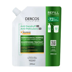 VICHY Dercos náhradná náplň šampón proti suchým lupinám 390ml