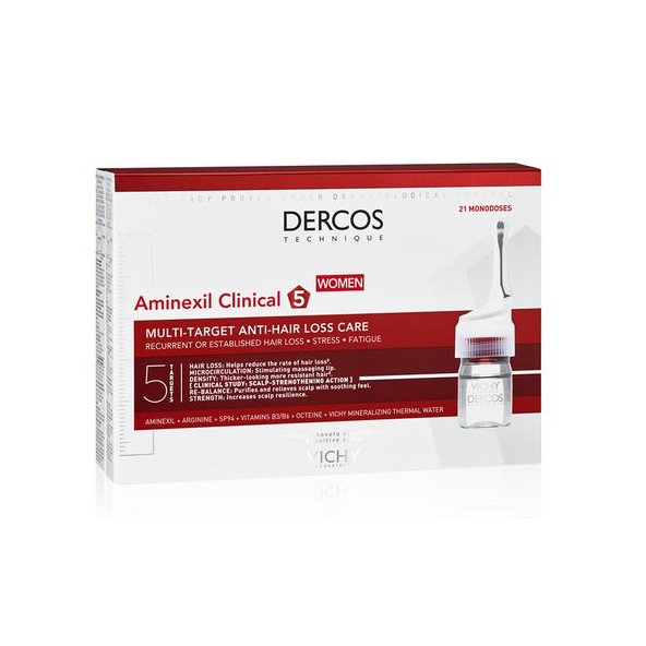 VICHY Dercos Aminexil Clinical 5 pre ženy 21x6ml