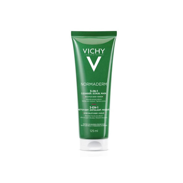 VICHY Normaderm čistiaca peelingová maska 3v1 125ml