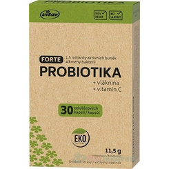 VITAR PROBIOTIKÁ FORTE + vláknina + vitamín C 30cps