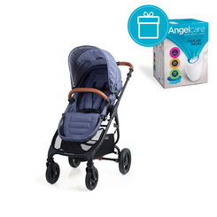 VALCO BABY Kočík športový Snap Ultra Trend Denim + kôš na plienky Angelcare