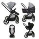 CHICCO Kočík kombinovaný 3v1 Mysa Charming Grey