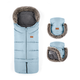 PETITE&MARS Set zimný fusak Arctic 4v1 + rukavice Furry Sky Whisper