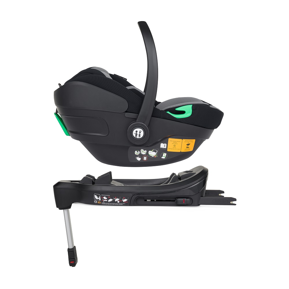 PETITE&MARS autosedačka Core Pro i-Size + Báza Black Grey 40-87 cm