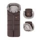 PETITE&MARS Set fusak Arctic 4v1 + rukavice Furry Rich Brown