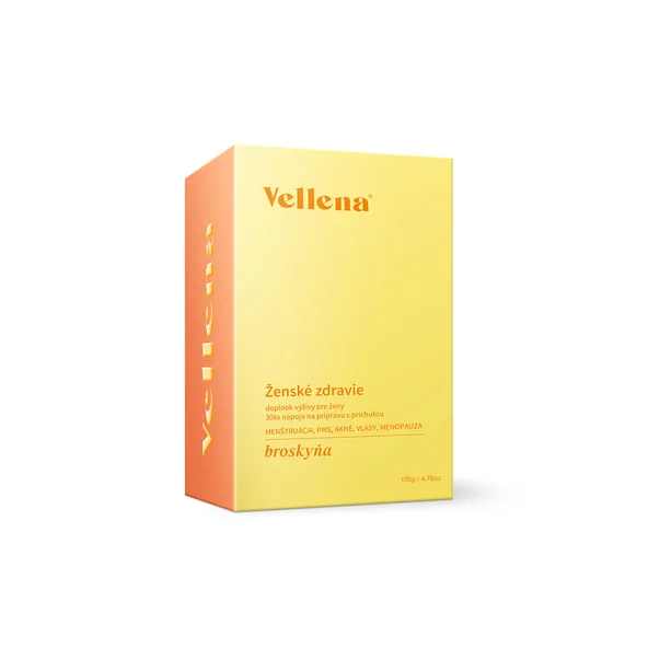 VELLENA Hormonálne zdravie Broskyňa pre ženy 30 vrecúšok