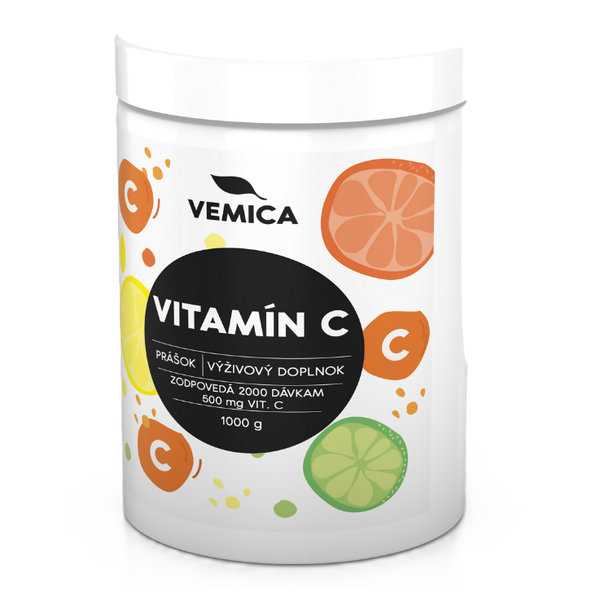 Vemica Vitamín C (dóza) prášok 1000 g