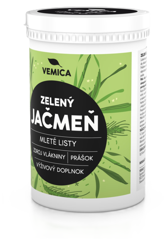 Vemica Zelený jačmeň mleté listy prášok 100 g