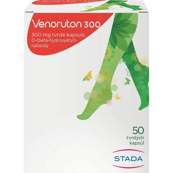 Venoruton proti bolesti a opuchom 300mg/50cps