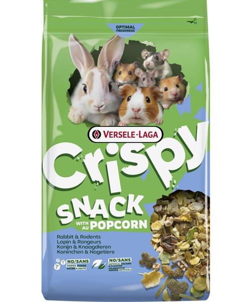 Versele Laga Crispy Snack with Popcorn chrumkavá zmes pre králiky a hlodavce 550 g