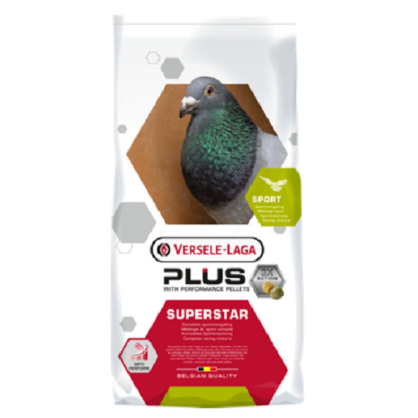 Versele Laga Holuby Superstar Plus športová zmes s peletami Plus pre holuby 20kg