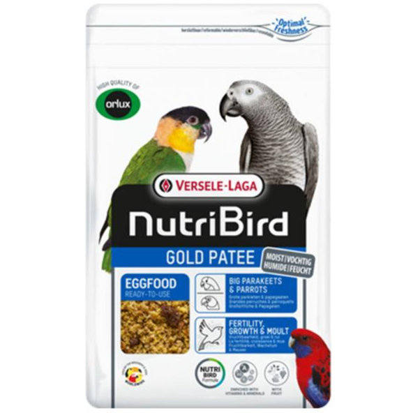 Versele Laga Orlux NutriBird Gold Patee Big Parakeets & Parrots vaječná zmes pre veľké papagáje 1kg