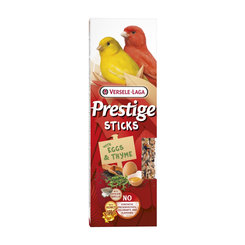 Versele Laga Prestige Stick Canaries - tyčinka pre  kanáriky s vajciami a tymiánom 2ks, 60g