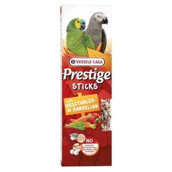 Versele Laga Prestige Sticks Parrots - tyčiky pre veľké papagáje so zeleninou a púpavou 2ks, 140g