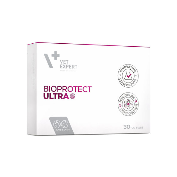 VetExpert BioProtect ultra na ochranu zdravia tráviaceho traktu psov 30cps