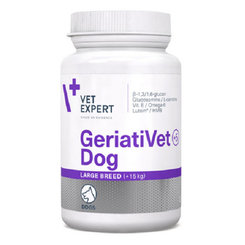 VetExpert GeriatiVet Dog doplnok výživy na zníženie rizika zdravotných problémov súvisiacich s vekom 45tbl