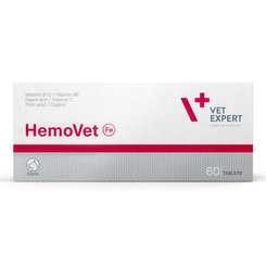 VetExpert HemoVet pre psy na podporu optimálneho fungovania krvných buniek 60tbl