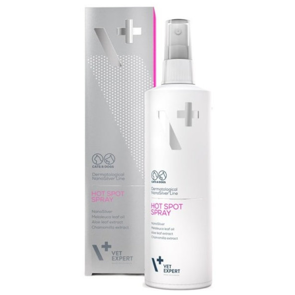 VetExpert Hot Spot Spray na ošetrenie škrabancov a odrenín pre psy a mačky 100ml