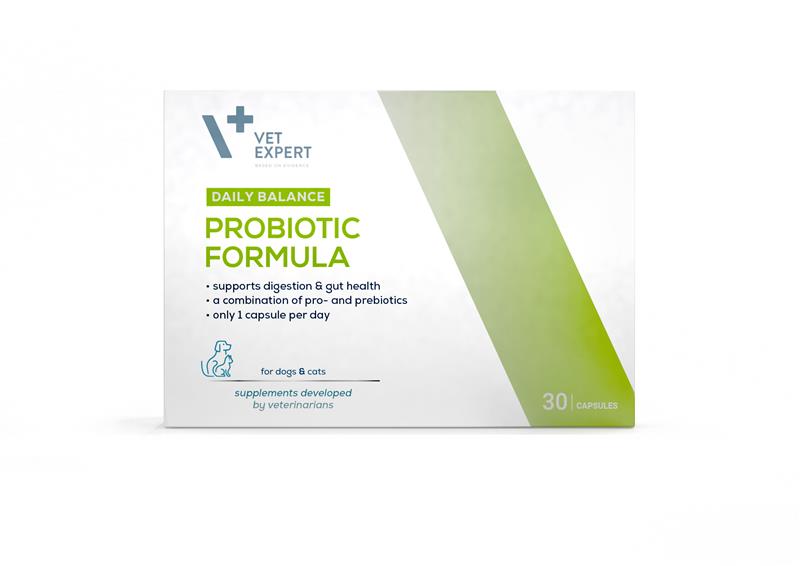 VetExpert ProBiotic Formula pre psy a mačky 30 kapsúl