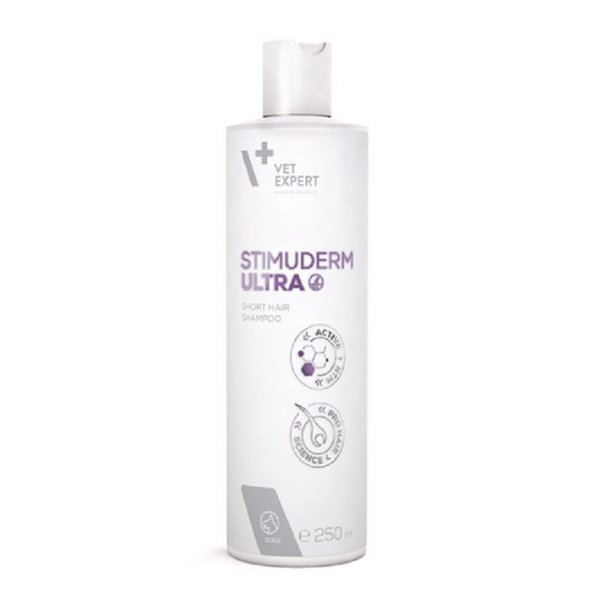 VetExpert Stimuderm ultra šampón pre krátkosrsté plemená psov 250ml