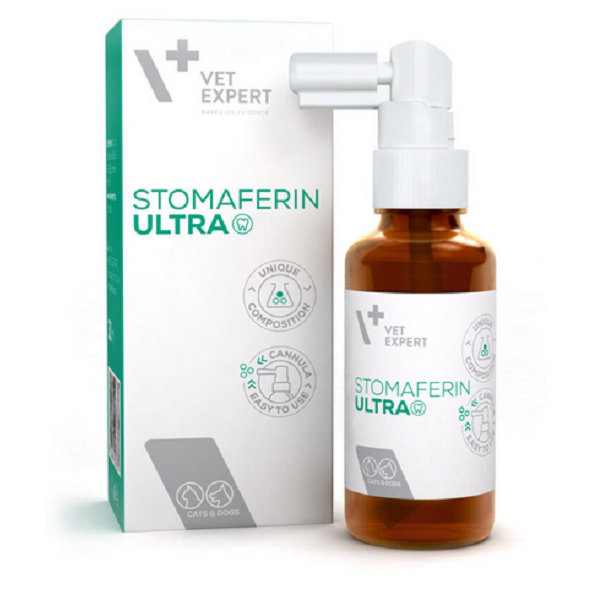 VetExpert StomaFerin Ultra dentálny gél s aplikátorom pre psy a mačky 30ml