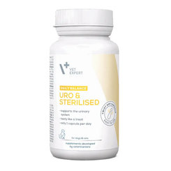VetExpert Uro&Sterilised (Twix Off) výživový doplnok pre psy a mačky 30 kapsúl