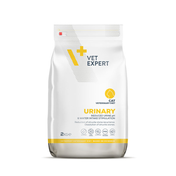 VetExpert VD cat 4T Urinary suché krmivo proti struvitovým kameňom pre mačky 2kg