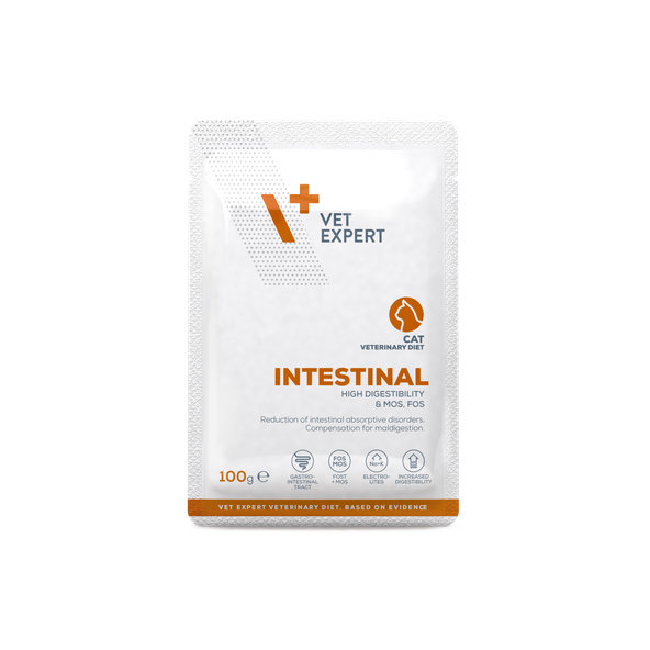 VetExpert VD cat Intestinal diétne krmivo v kapsičke pre mačky s poruchami trávenia 100g