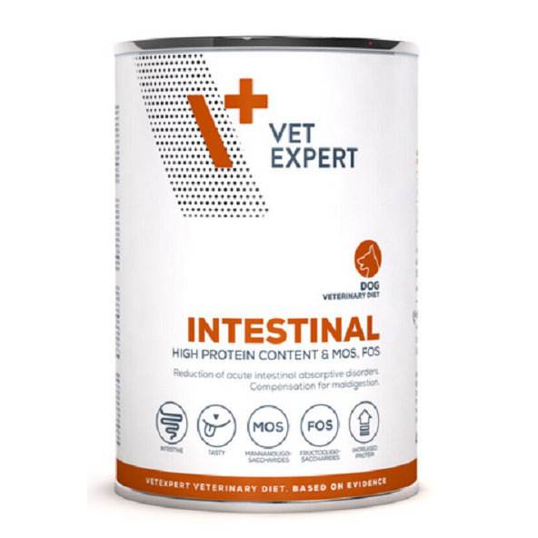 VetExpert VD dog 4T Intestinal konzerva pre psy s tráviacimi ťažkosťami 400g