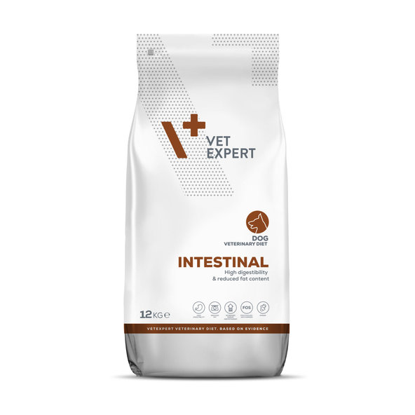 VetExpert VD dog 4T Intestinal suché krmivo pre psy určené na podporu trávenia 12kg