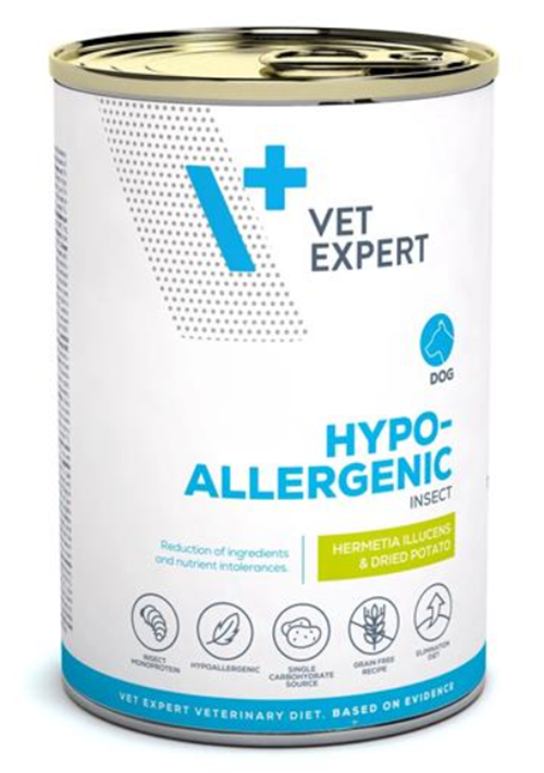 E-shop VetExpert VD dog Hypoallergenic insect konzerva pre psov 375 g