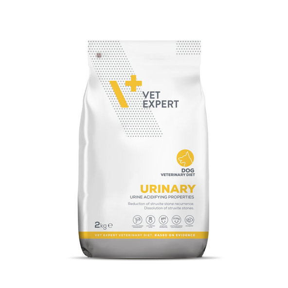 VetExpert VD dog Urinary diétne suché krmivo pre dospelé psy proti struvitovým kameňom 2kg