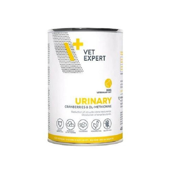 VetExpert VD dog Urinary konzerva pre psy 400g