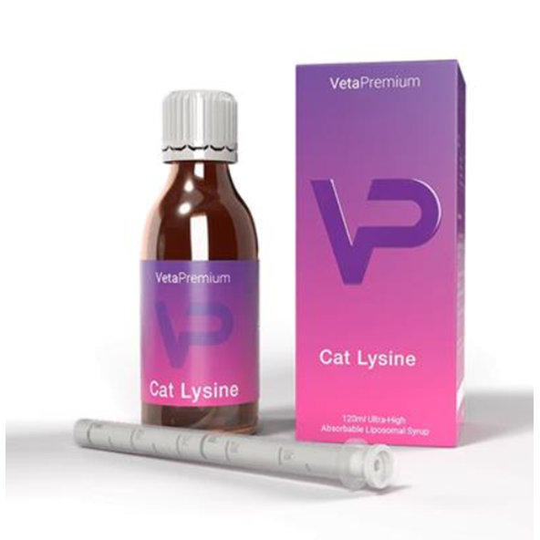 VetaPro Cat Lysine doplnkové krmivo pre mačky 120 ml