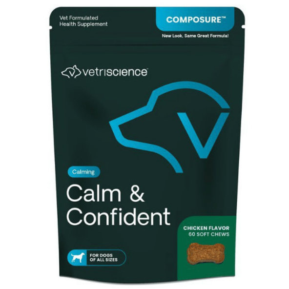 VetriScience Composure žuvacie tablety proti stresu pre psy 60 tabliet