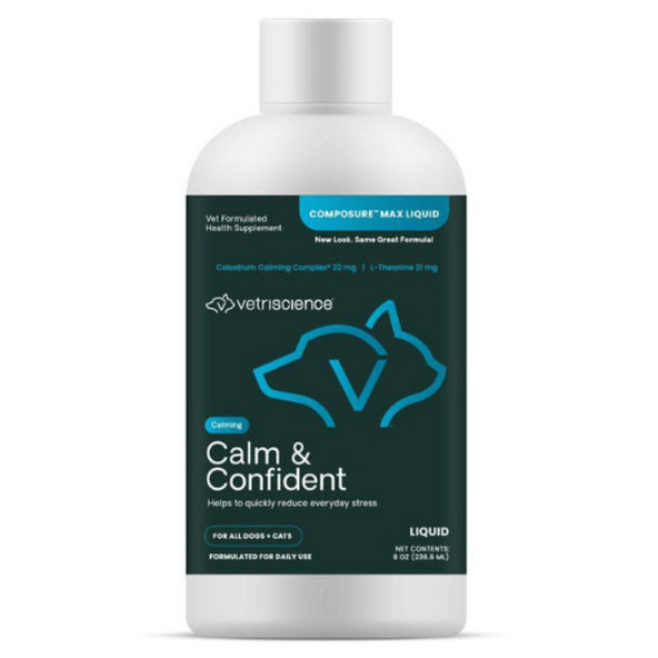 VetriScience Composure MAX liquid proti stresu pre psy a mačky 236 ml